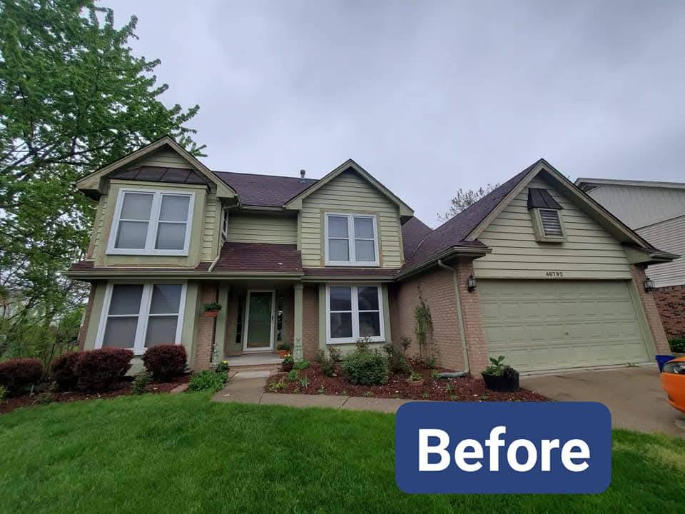 Exterior House Painting - Before